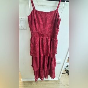 Lulu's Scarlet Floral Kids Dress